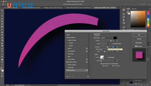 Quality cho phép bạn điều chỉnh chất lượng của bóng đổ