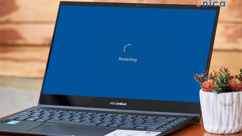 Tắt Manae rồi resert lại máy tính