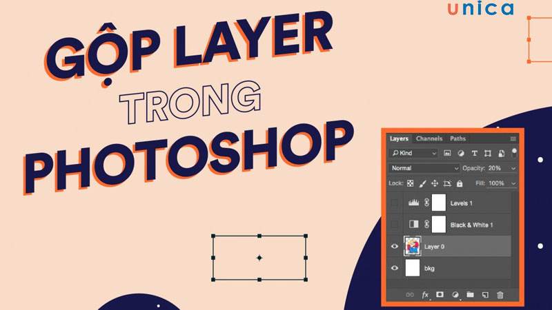 Hướng dẫn cách gộp layer trong photoshop cực dễ