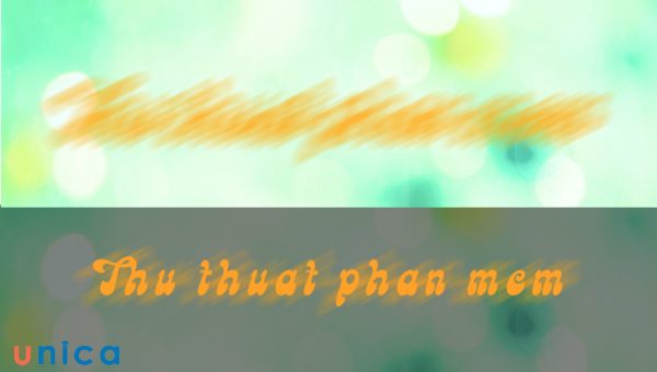 Chữ mờ có thể làm nổi bật nội dung của chữ, tạo ra sự khác biệt và sáng tạo cho thiết kế