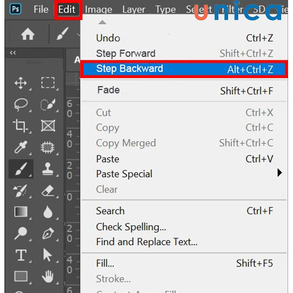 Kiểm tra phím tắt Undo nhiều lần