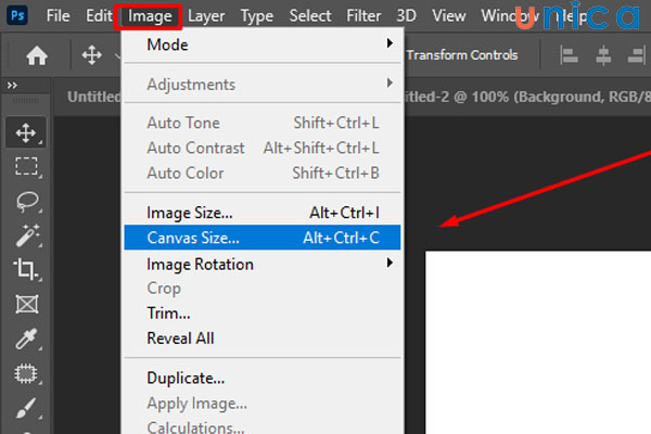 Thao tác chỉnh kích thước