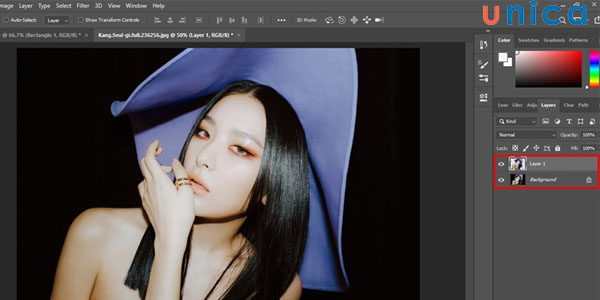 Tạo layer mới cho thiết kế