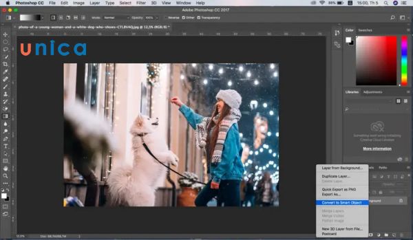 Cách làm tăng độ nét bằng photoshop bằng Typography