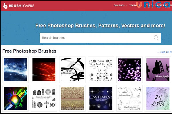 BrushLovers có hơn 100.000 brush có sẵn