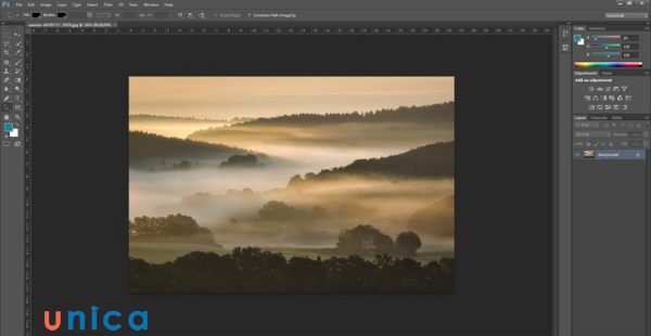 Mở hình ảnh cần bo góc trong pts