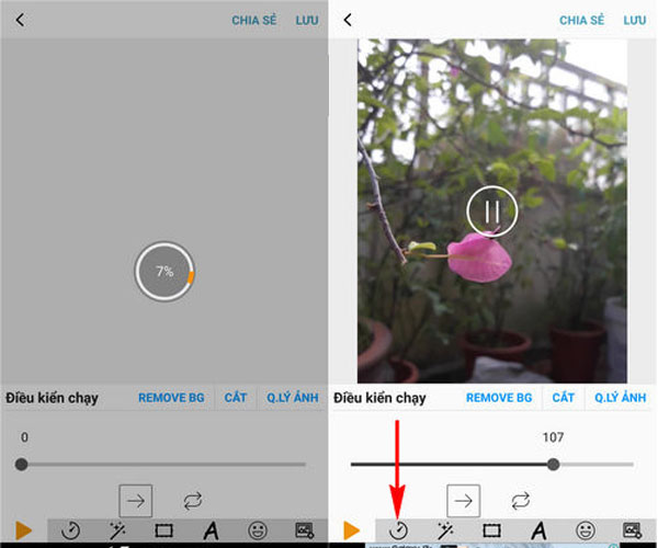 Đợi hệ thống xử lý