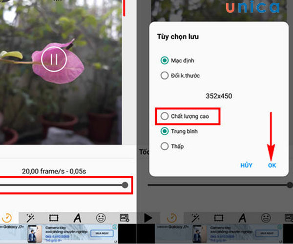 Lựa chọn tốc độ phù hợp