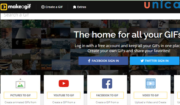 Truy cập vào trang chính thức