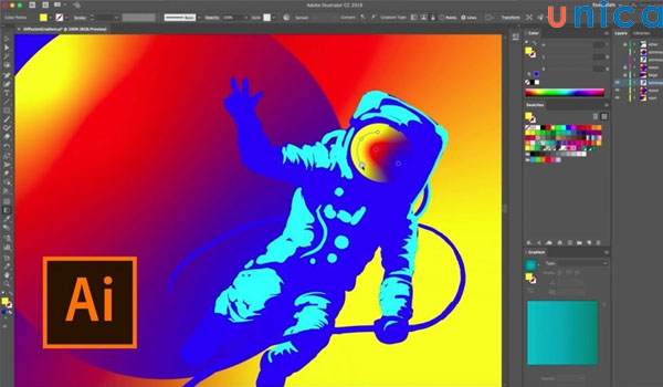 Illustrator giúp lựa chọn chính xác đối tượng