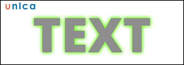 Kết quả dùng Outer Glow