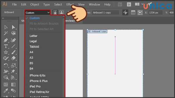 Artboard trong Illustrator là gì