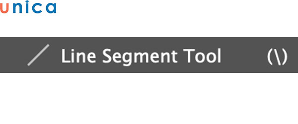 Tạo đường thẳng bằng công cụ Line Segment Tool