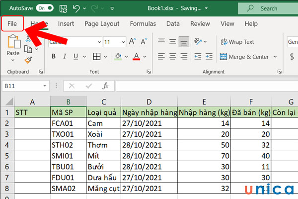 Sử dụng Auto fill đánh số thứ tự khi lọc dữ liệu