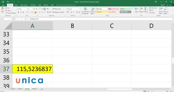 Nhấn Enter sẽ thu được kết quả