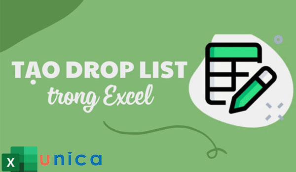 Tạo danh sách thả xuống trong excel