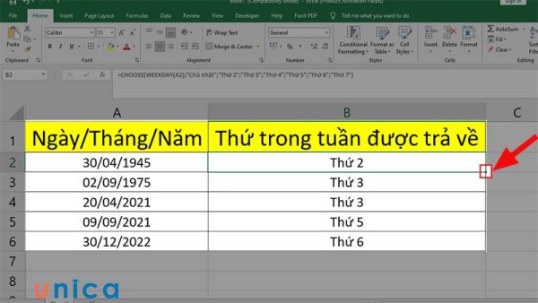 Kéo đúp chuột xuống phía dưới