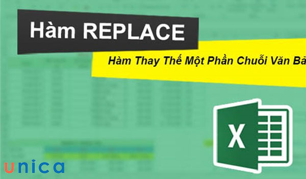 Hàm REPLACE excel là hàm thay thế có điều kiện