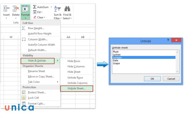 Có nhiều lý do để bạn muốn ẩn trang trong excel