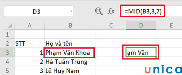 Hàm Day trong Excel 2