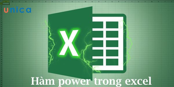 Hàm POWER là hàm bình phương trong excel