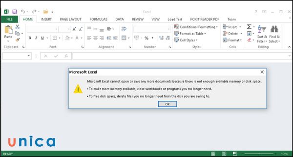 Có nhiều nguyên nhân có thể dẫn đến file Excel bị lỗi không mở được