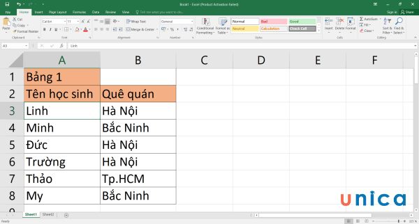 Kết quả chỉnh kích thước