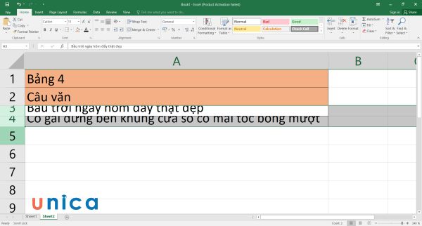 Chọn dòng 3 và 4