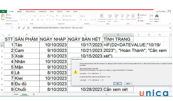 Những điều cần lưu ý khi sử dụng hàm IF có điều kiện
