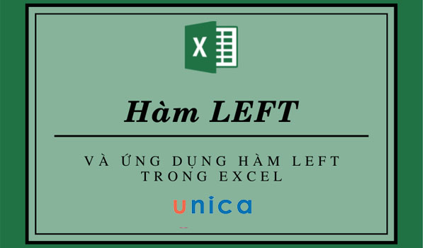 Hàm LEFT trong excel