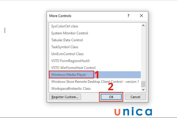 Chọn Windows Media Player