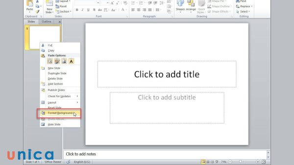 Hướng dẫn chèn hình nền background vào slide Powerpoint - YouTube
