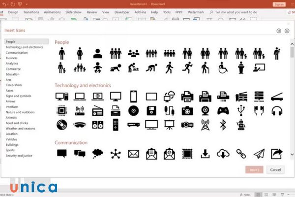 2 cách chèn icon vào Powerpoint đơn giản và cực nhanh chóng