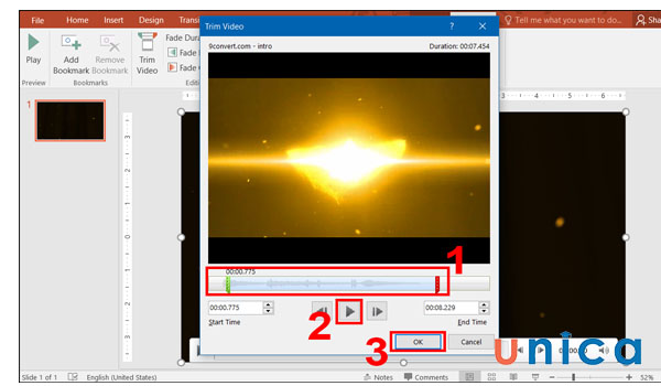 Cắt bỏ video trong PowerPoint