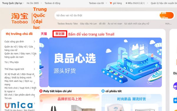 Bấm vào phần màu đỏ