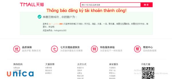 Hoàn tất đăng ký
