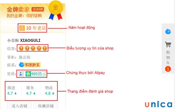 Lựa chọn shop uy tín