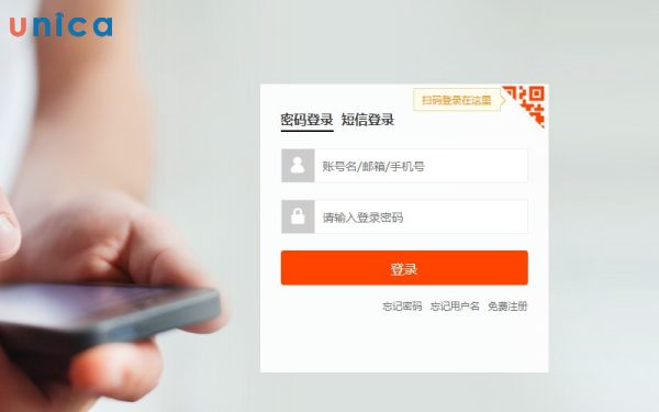 Nhập tên người dùng và mật khẩu