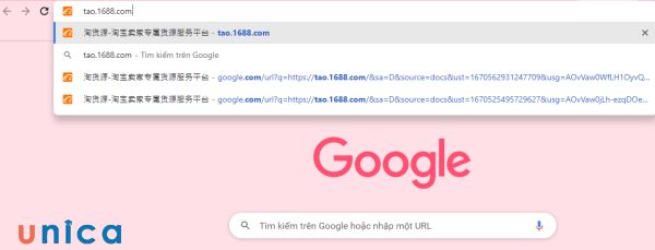 Truy cập vào tao.1688