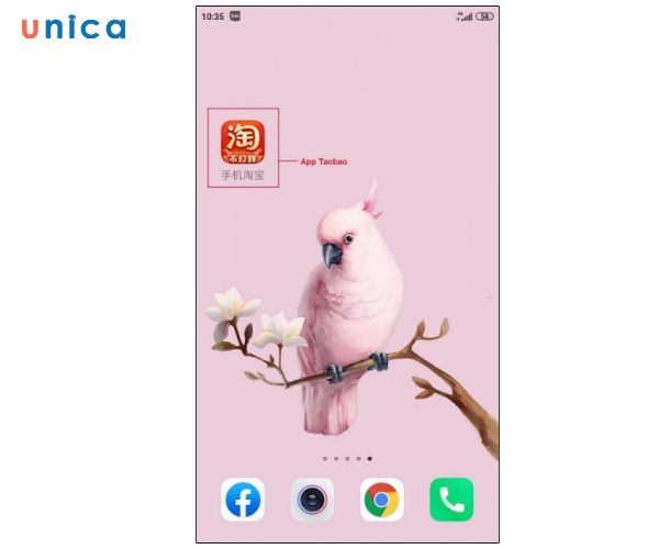 Cài đặt app Taobao vào điện thoại