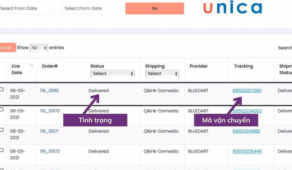 Theo dõi đơn hàng