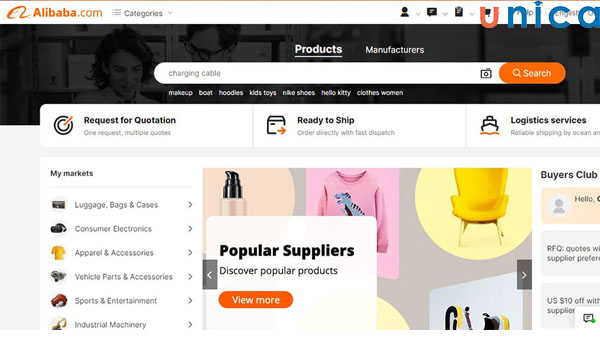 Alibaba là một website uy tín, đảm bảo an toàn