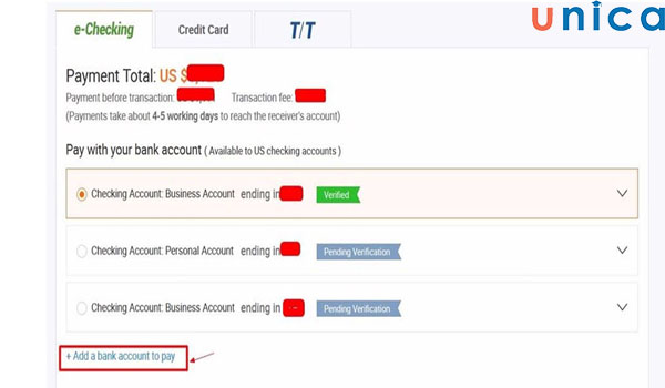 Thanh toán sản phẩm