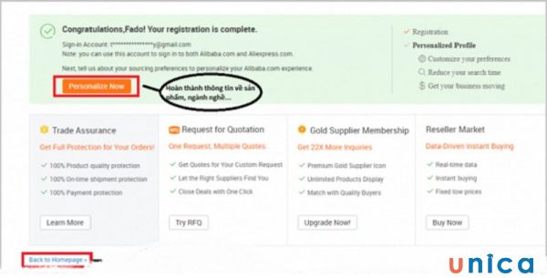 Thiết lập thông tin doanh nghiệp bán hàng trên Aliexpress