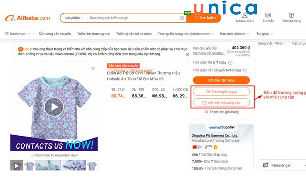 Đàm phán giá cả với nhà cung cấp