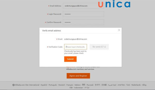 Xác nhận email