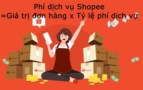 Phí dịch vụ Shopee là phí mà Shopee thu từ người bán hàng khi người bán hàng sử dụng các dịch vụ hỗ trợ bán hàng của Shopee