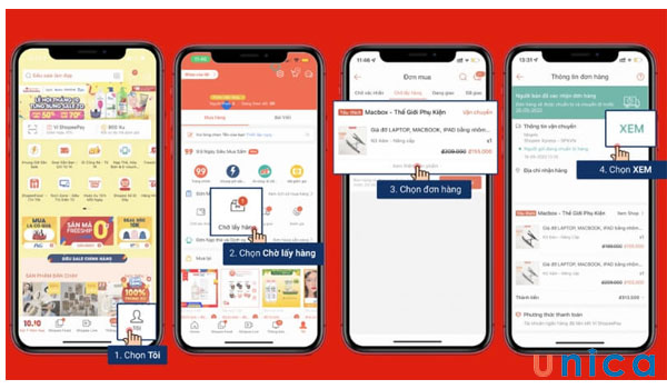 Cách lấy mã vận đơn Shopee