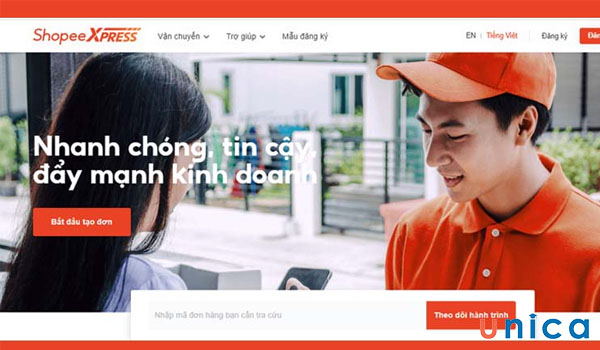 Truy cập vào website