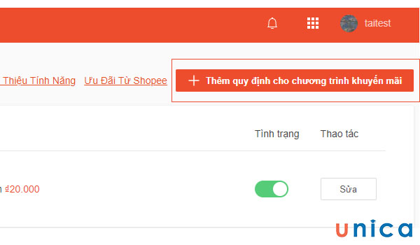 Điều chỉnh thông tin khuyến mãi phù hợp